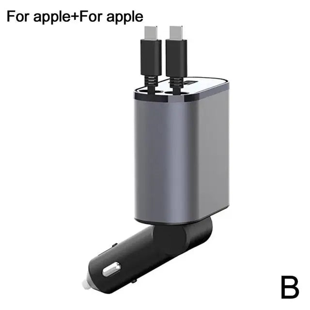 Chargeflow Retractable Car Charger