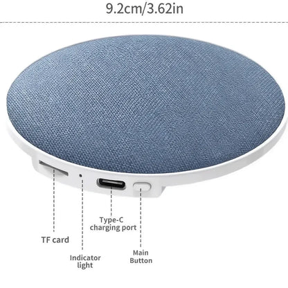 Ultra-Thin 11mm Bluetooth Pillow Speaker – 48H Sleep Comfort