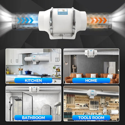 Wall Mounted Exhaust Fan Ventilation for Your Bathroom and Kitchen